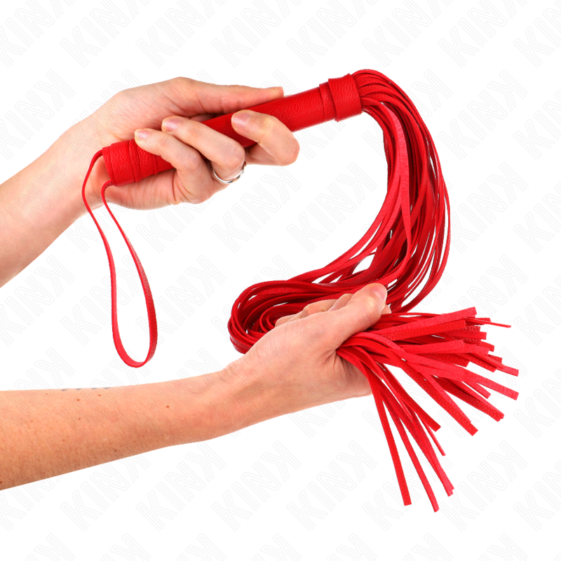 KINK - RED SOFT PVC WHIP 70 CM - Billede 4
