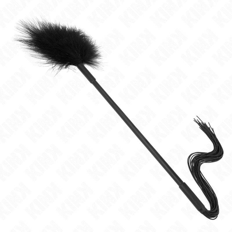 KINK - SILICONE WHIP WITH FEATHERS FOR TICKLE 47 CM - Billede 2