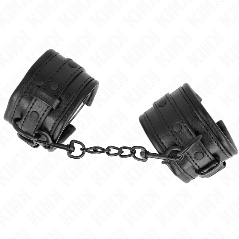 KINK - WRIST RESTRAINTS BLACK ADJUSTABLE 20-30 CM X 6 CM - Billede 2