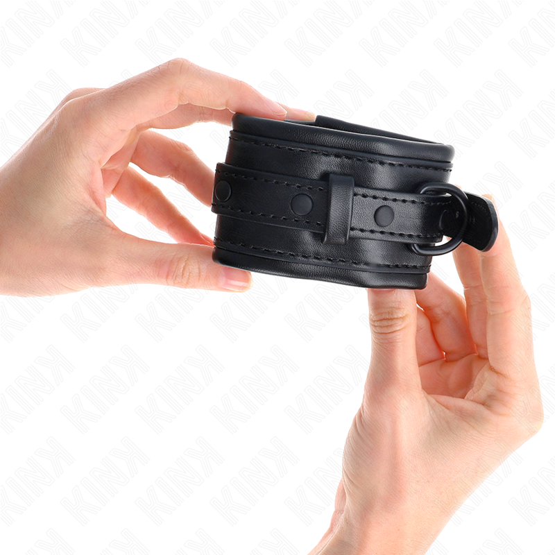 KINK - WRIST RESTRAINTS BLACK ADJUSTABLE 20-30 CM X 6 CM - Billede 3