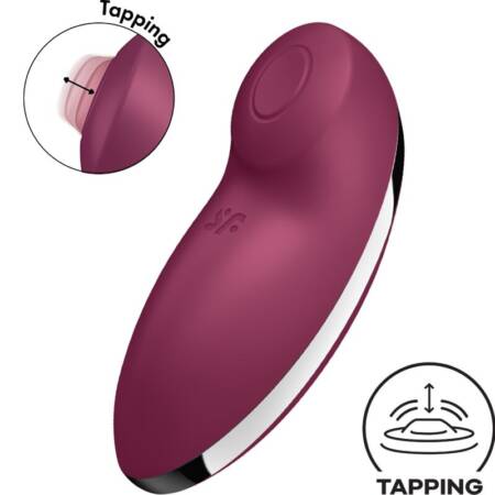 SATISFYER - TAP  CLIMAX 2 VIBRATOR  STIMULATOR RED