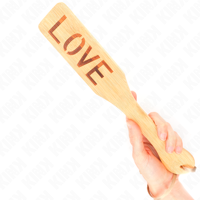 KINK - BAMBOO PALETTE WORD LOVE 32 X 5.5 CM - Billede 4