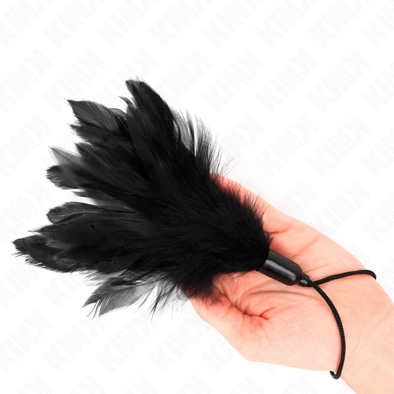 KINK - TICKLE FEATHERS WITH ROPE HANDLE PLASTIC BASE 15 CM - Billede 2