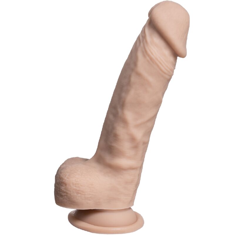 SILEXD - REAL SKIN SUPER REALISTIC PENIS THERMO REACTIVE 21 CM PREMIUM SILEXPAN FLESH - Billede 3
