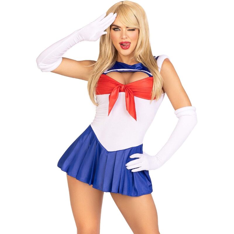 LEG AVENUE - COSTUME SEXY SAILOR MULTICOLOR S - Billede 2