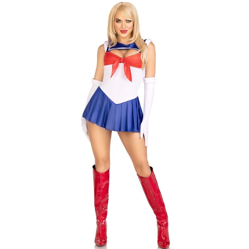 LEG AVENUE - COSTUME SEXY SAILOR MULTICOLOR M - Billede 4