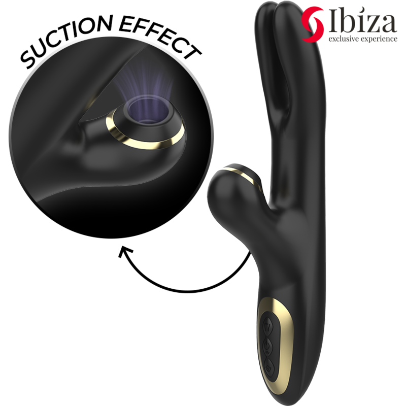 IBIZA - DOUBLE VIBRATOR CLAMPING BLACK - Billede 3
