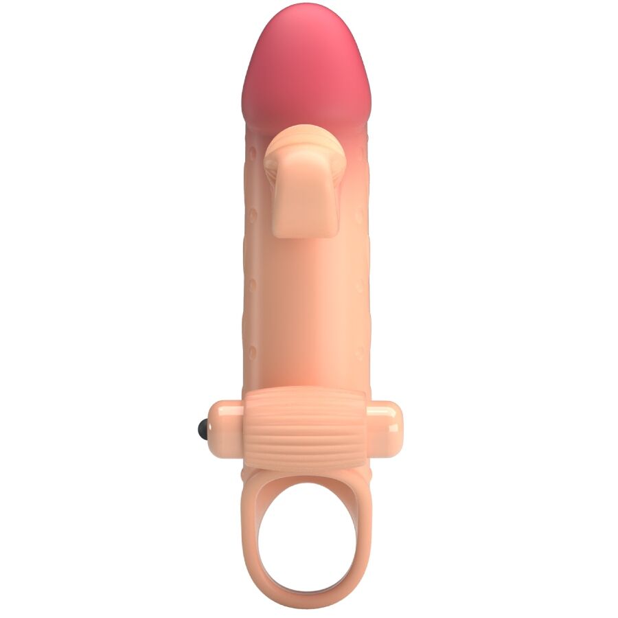 ROMANCE - VIBRATING PENIS SLEEVE NATURAL - Billede 2
