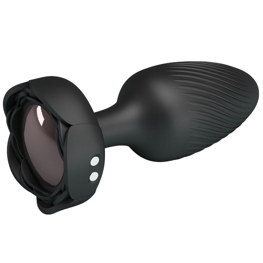 PRETTY LOVE - OSBORN ANAL PLUG WITH LED LIGHT BLACK 9.8 CM - Billede 2