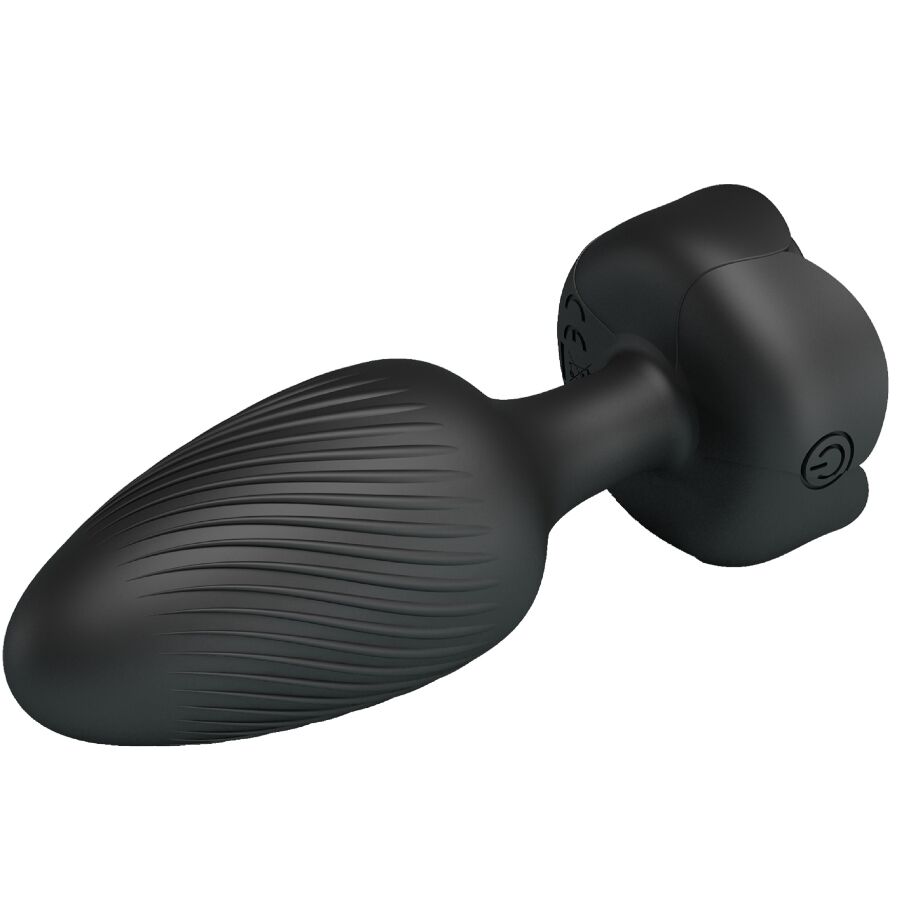 PRETTY LOVE - OSBORN ANAL PLUG WITH LED LIGHT BLACK 9.8 CM - Billede 5