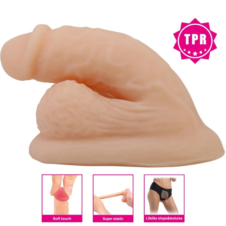 PRETTY LOVE - WILDON ULTRA REALISTIC AND ELASTIC DILDO 10 CM NATURAL - Billede 5