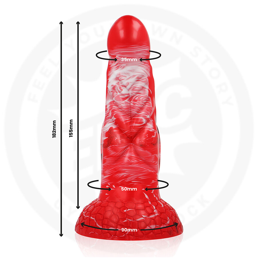 EPIC - DILDO AGNIS CRIMSON FIRE - Billede 3