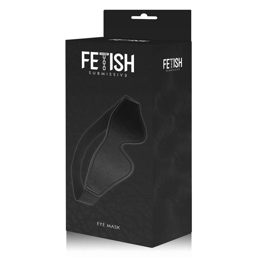 FETISH SUBMISSIVE - VEGAN LEATHER MASK WITH NOPRENE LINING - Billede 4