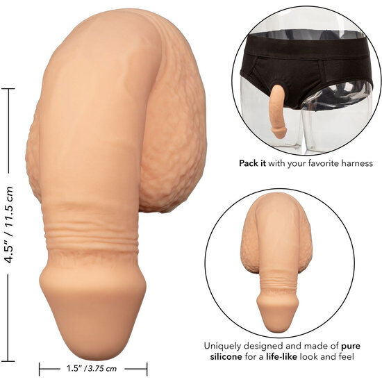 CALEXOTICS - SILICONE PACKING PENIS 12.75 CM FLESH - Billede 3