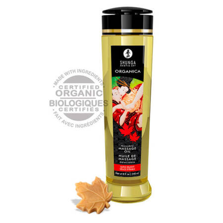 SHUNGA – ORGANIC MASSAGE OIL MAPLE DELIGHT 240 ML