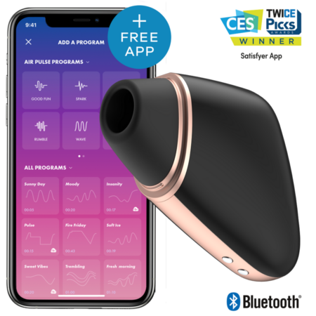 SATISFYER - LOVE TRIANGLE AIR PULSE STIMULATOR