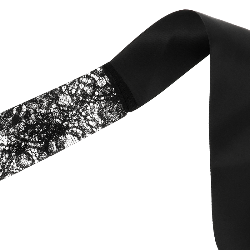 COQUETTE CHIC DESIRE - LACE MASK BLACK - Billede 4